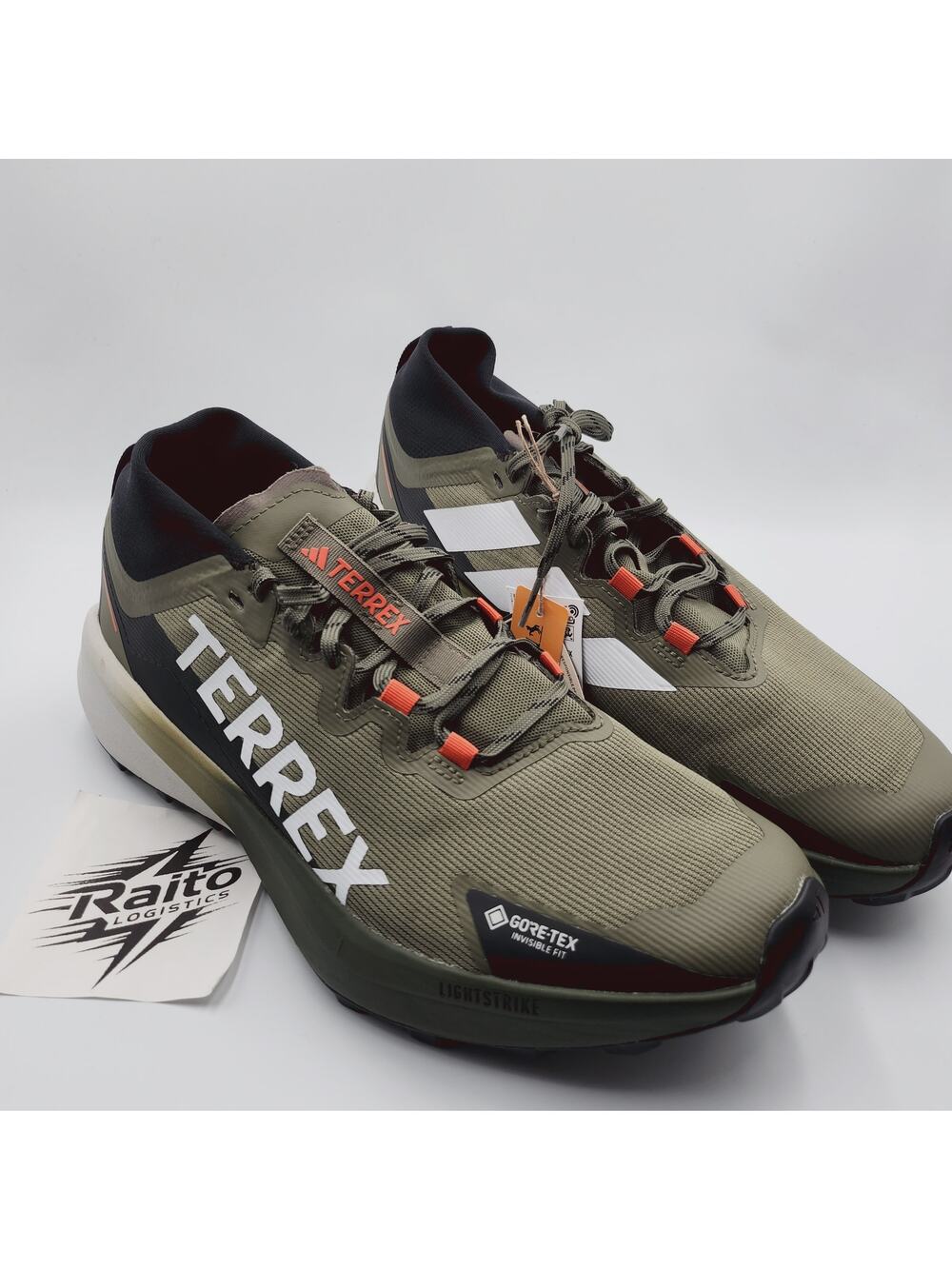 Men Size 11.5 Adidas Trail Running Shoes Terrex Agravic GTX Invisible Fit JP7252